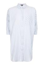 Topshop Striped Pyjama Shirt