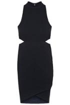 Topshop Petite Cut-out Wrap Bodycon Dress