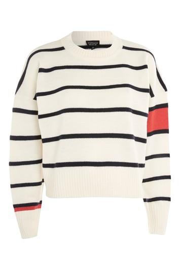 Topshop Slouchy Stripe Jumper