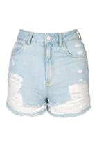 Topshop Tall Ripped Mom Jeans