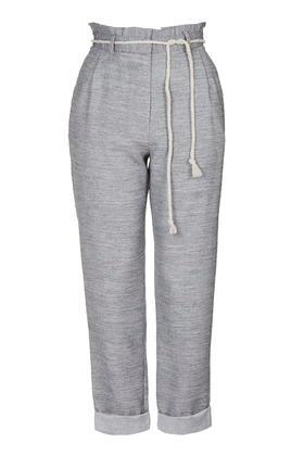 Topshop Belted Paperbag Trousers