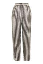 Topshop Sequin Stripe Trousers