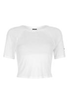 Topshop Cut Out Layered Crop Tee By Ivy Park