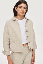 Topshop Awkward Cropped Jacket By Native Youth