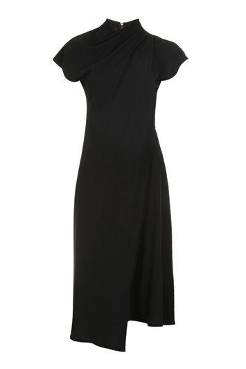 Topshop Origami Midi Dress