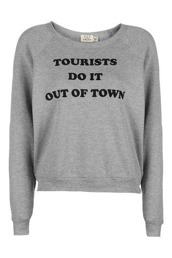 Topshop Tourists Do It Sweatshirt By Project Social Tee