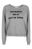 Topshop Tourists Do It Sweatshirt By Project Social Tee