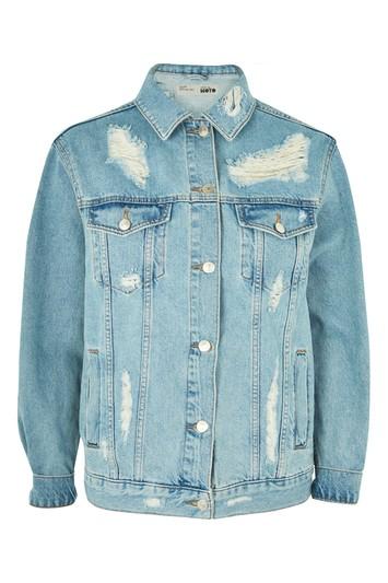 Topshop Tall Oversized Denim Jacket