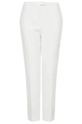 Topshop Diamond Texture Cigarette Trousers