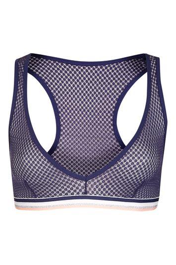 Topshop Sporty Mesh Crop Top