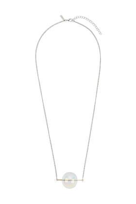 Topshop Glass Ball Pendant Necklace