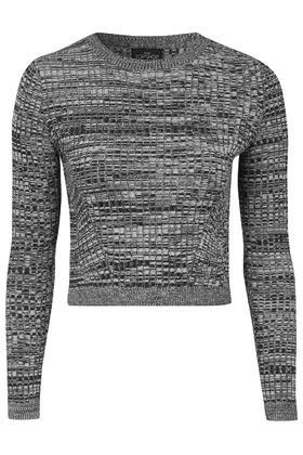 Topshop Petite Travelling Ribbed Top