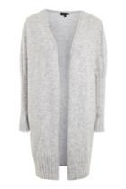 Topshop Longline Ribbed Cardigan