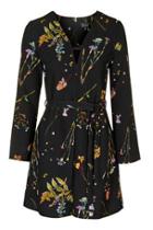 Topshop Botanical T-bar Dress