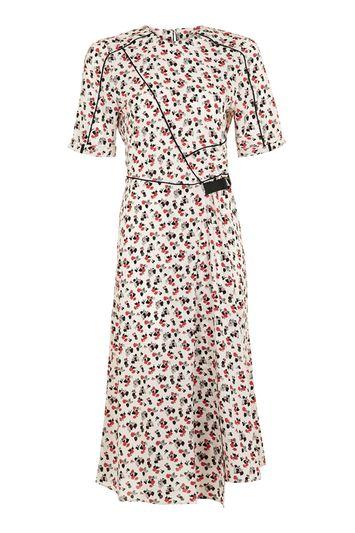 Topshop Ditsy Floral Midi Dress