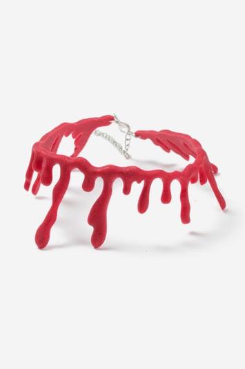 Topshop Gory But Glam Blood Drip Choker