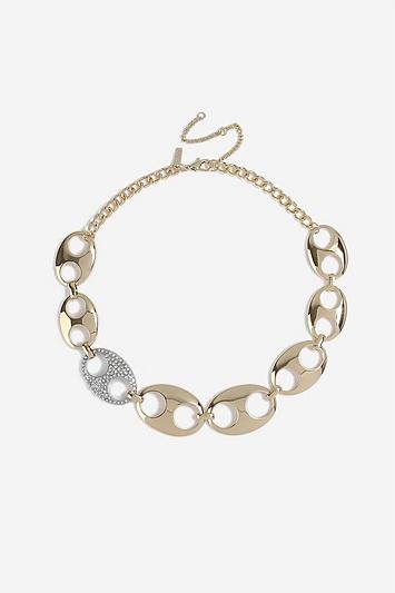 Topshop *linked Collar Necklace
