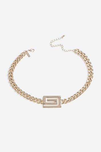 Skinny Dip *80's Bar Chunky Link Necklace
