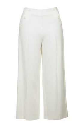 Topshop Wide Leg Crop Trouser