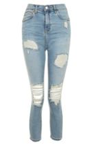 Topshop Petite Super Ripped Jamie Jeans