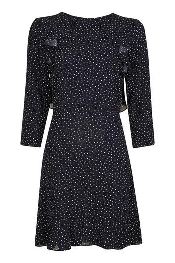 Topshop Tall Star Spot Tea Dress