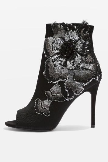 Topshop Rosita Stretch Ankle Boots