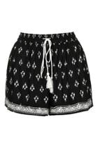 Topshop *indian Print Shorts By Band Of Gypsies