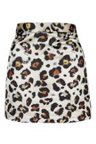 Topshop Leopard Print Mini Skirt