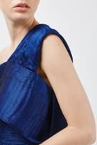 Topshop Textured Pleat Top By Boutique
