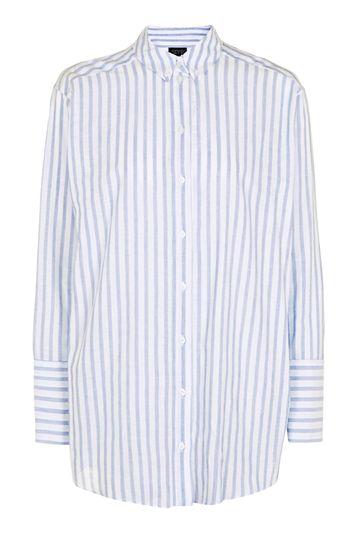 Topshop Mensy Oversized Striped Shirt
