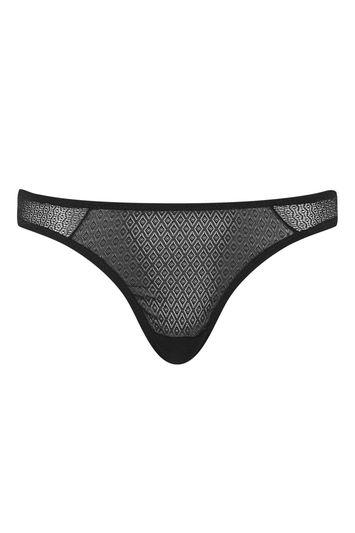 Topshop Geometric Mesh Mini Knickers