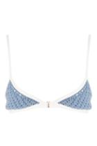 Topshop *olera Crochet Triangle Bikini Top By Flook