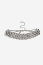 Topshop *wide Chainmail Choker