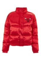 Topshop Chicago Bulls Puffer Jacket By Unk X Topshop