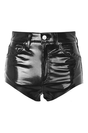 Topshop Moto Vinyl Pu Kiri Shorts