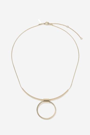 Topshop Circle & Bar Necklace