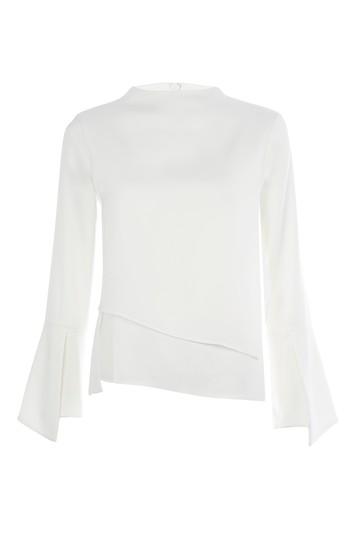 Topshop Overlay Split Sleeve Top
