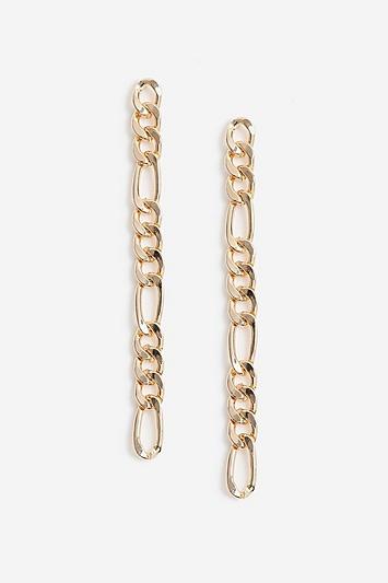 Topshop *gold Chain Drop Earrings