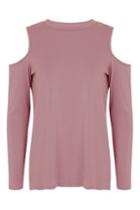 Topshop Relaxed Cold Shoulder Top