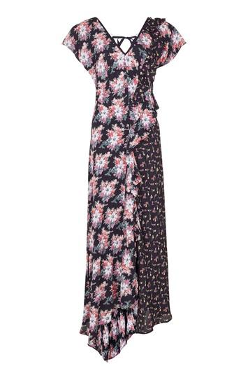 Topshop Splice D Ring Midaxi Dress