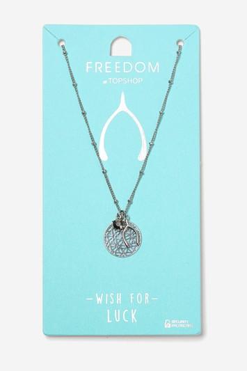 Topshop Wishbone Cluster Necklace