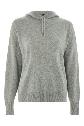 Topshop Cashmere Hooded Jumper