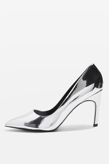 Topshop Glimpse Angle Heel Court Shoes