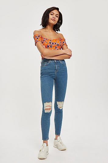 Topshop Authentic Ripped Jamie Jeans