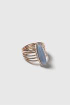 Topshop Band Ring With Stone Centre