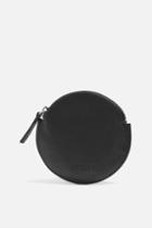 Topshop Pat Leather Round Purse