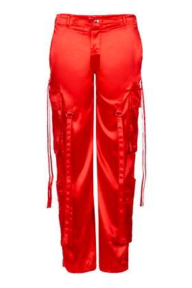 Topshop *satin Octopus Trouser By Ilustrated People