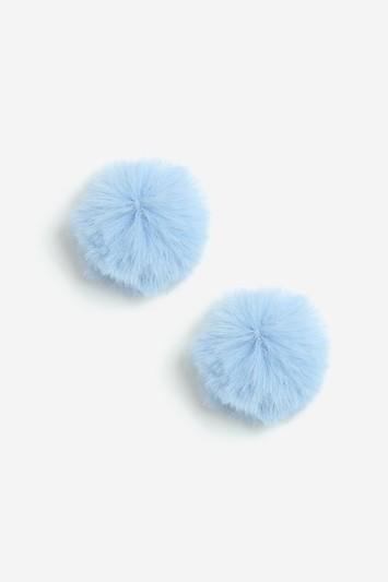 Topshop Faux Fur Stud Earrings