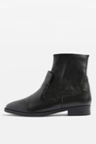 Topshop Aidy Leather Ankle Boots