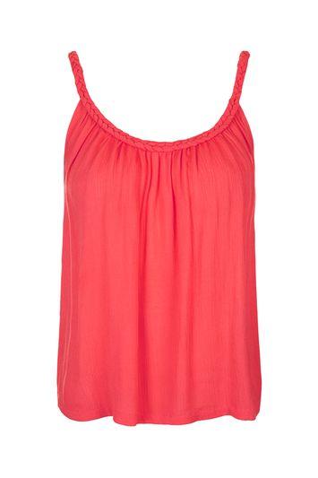 Topshop Plaited Strap Casual Cami Top